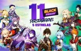 BLACK FRIDAY GENSHIN - 11 Personagens 5⭐