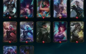 Conta lol diamante IV com 285 skins(2 ultimates)