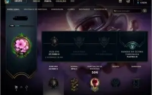 Conta LOL (283 Skins, 5gemas, 295 ícones, 41 sentinelas,7cr)
