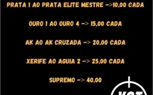 RANK BOOST - BOOST/SUBIR DE PATENTES CSGO