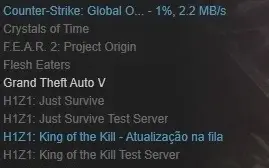 Steam Com Gtav + Rust + H1z1 + Alien Isolation + 14 Jogos