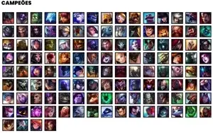 Conta bronze 3 com 124 Champs e 177 Skins + 2 Prestigios
