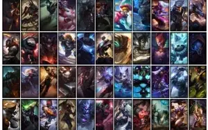 Conta bronze 3 com 124 Champs e 177 Skins + 2 Prestigios