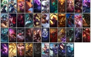 Conta bronze 3 com 124 Champs e 177 Skins + 2 Prestigios