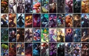 Conta bronze 3 com 124 Champs e 177 Skins + 2 Prestigios