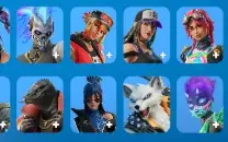 Conta Fortnite/EpicGames com diversas skins e picaretas.