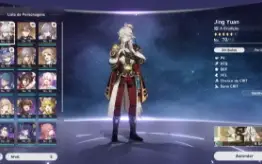 Honkai Star Rail - Tl60 Loba Prateada + Jing Yuan +Bronya+We