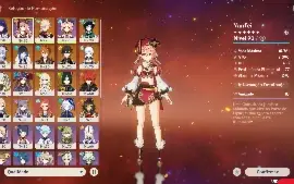 Conta genshin impact - AR57 - Todos os arcontes