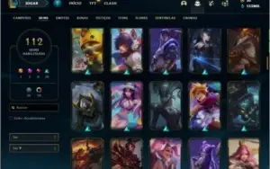 Conta platina 2 com TODOS os champs e 112 skins ( MAIN ADC )