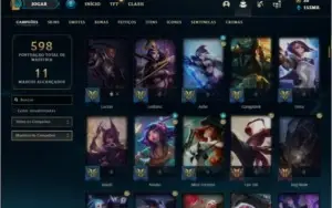 Conta platina 2 com TODOS os champs e 112 skins ( MAIN ADC )