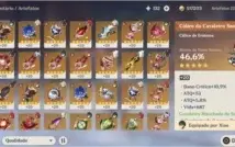 GENSHIN IMPACT Ar55 Xiao, Childe, Diluc, Qiqi e +++
