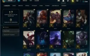CONTA LOL PLATINA BARATO