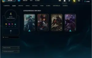 CONTA LOL PLATINA BARATO