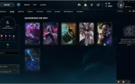 Conta LoL, Diamante lll, Várias Skins