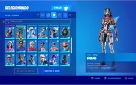 CONTA FORTNITE C MINTY + SALVE O MUNDO + PACOTES + PASSES