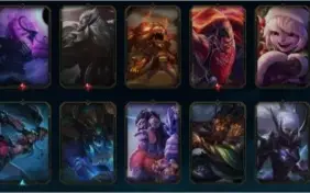 Conta de LOL - 200 Skins, todos os herois menos sylas.