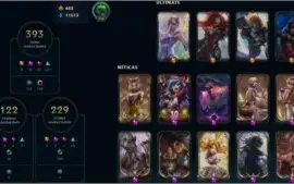 Conta Riot League Of Legends 393 Skins