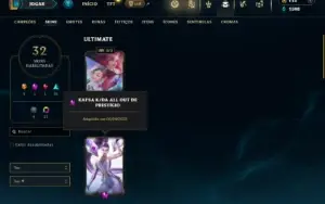 Unranked com 60 Champs e 32 Skins ( SUP / JG / TOP )