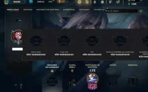 Unranked com 60 Champs e 32 Skins ( SUP / JG / TOP )