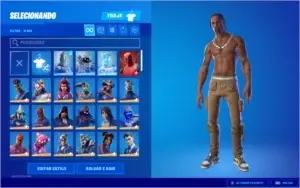 Conta Fortnite mais de 1700R$ gastos (com passe da 3 até 10)
