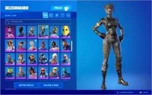 Conta Fortnite mais de 1700R$ gastos (com passe da 3 até 10)