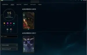 CONTA LEAGUE OF LEGENDS 49 CAMPEÕES E 15 SKINS