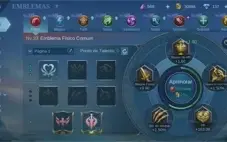 CONTA MOBILE LEGENDS - 43 SKINS - EMBLEMAS QUASE NÍVEL 60
