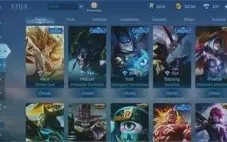 CONTA MOBILE LEGENDS - 43 SKINS - EMBLEMAS QUASE NÍVEL 60