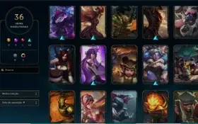 ACC LOL - MESTRE 275PDL - 36 SKINS