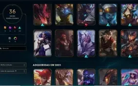 ACC LOL - MESTRE 275PDL - 36 SKINS
