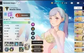 Conta Black Clover Mobile - Julius 5* + Noelle 3* + 11 SSR