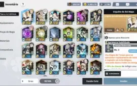 Conta Black Clover Mobile - Julius 5* + Noelle 3* + 11 SSR