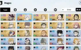 Conta Black Clover Mobile - Julius 5* + Noelle 3* + 11 SSR