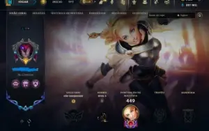 Conta Lol Nv 319- Com 101 Skins , 1439 RP, 287k essenc.azul