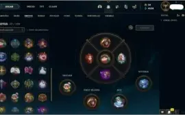 Conta League of Legends e Valorant