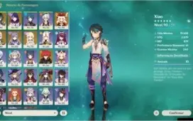 Genshin Impact Xiao, Klee, Raiden c1 + 30 dias de benção