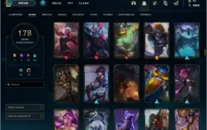 LEAGUE OF LEGENDS | UNICO DONO | + de R$1700,00 em SKINS!