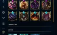 LEAGUE OF LEGENDS | UNICO DONO | + de R$1700,00 em SKINS!