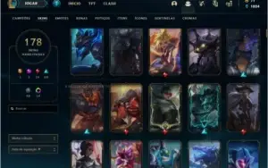 LEAGUE OF LEGENDS | UNICO DONO | + de R$1700,00 em SKINS!