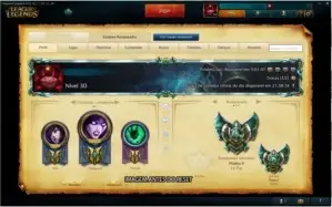 CONTA LOL 187 SKINS/ 3 ULTIMTES/ BORDA PLAT