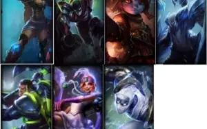 CONTA LV 28 / 1º MD10 / 44 CAMPEÕES / 7 SKINS