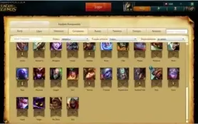 CONTA LV 28 / 1º MD10 / 44 CAMPEÕES / 7 SKINS