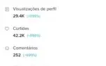 CONTA DO TIKTOK COM MAIS DE 10 MIL SEGUIDORES