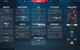 Conta valorant ex imortal com skins rara champions