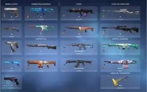Venda de Conta Valorant - Gold 2 com várias Skins