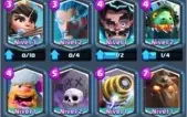 Conta Clash Royale com todas as cartas + Clash of Clans Cv9