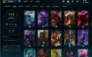 Conta Platina 1 com 155 Champs e 162 Skins + 4 Prestigios