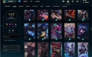 Conta Platina 1 com 155 Champs e 162 Skins + 4 Prestigios