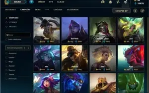 Conta Platina 1 com 155 Champs e 162 Skins + 4 Prestigios