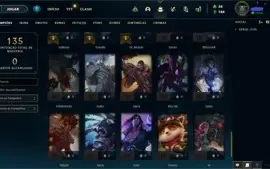 CONTA OURO 3 56 CAMPEOES 46 SKINS